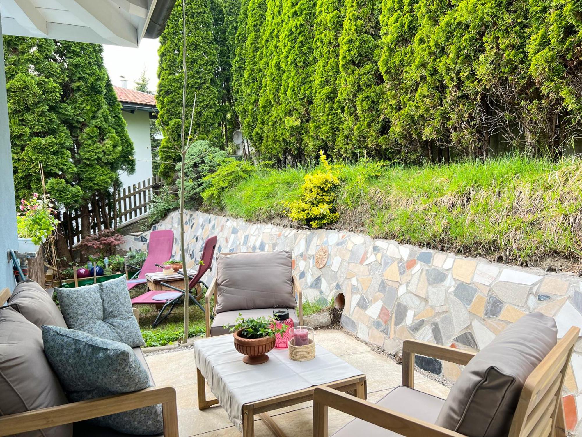 Апартаменты Sunny Mountain Loft - Terrace & Garden Таур Экстерьер фото