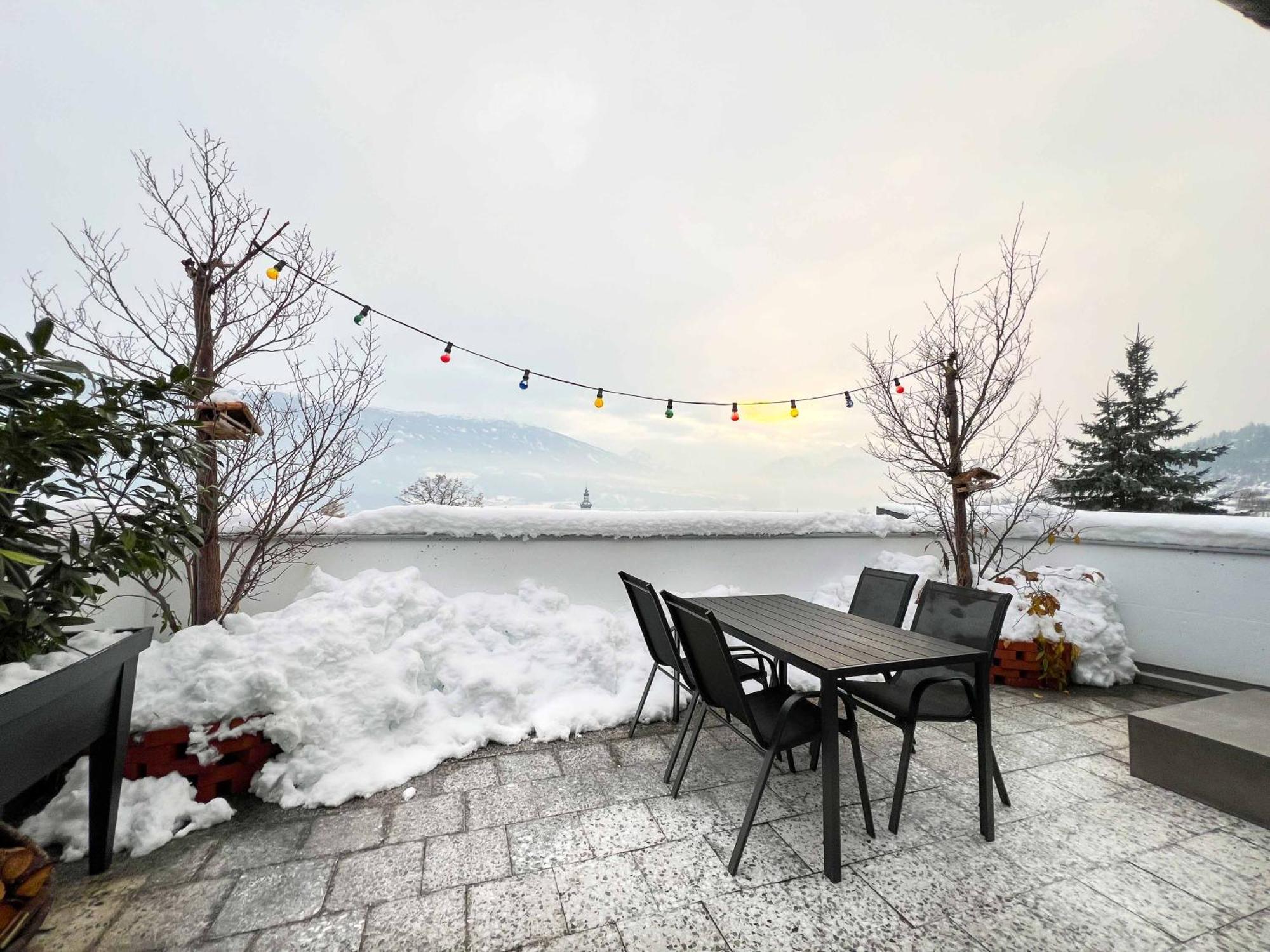 Апартаменты Sunny Mountain Loft - Terrace & Garden Таур Экстерьер фото
