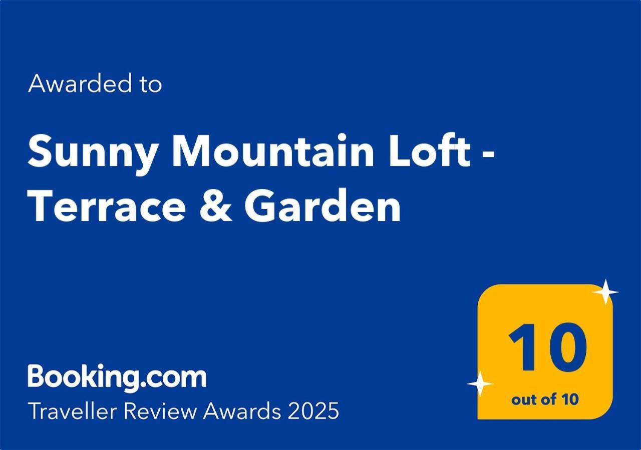Апартаменты Sunny Mountain Loft - Terrace & Garden Таур Экстерьер фото